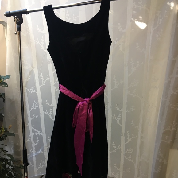 COLLECTIVE VINTAGE VELVET DRESS NWT SMALL - Picture 3 of 8